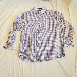 3/$15 Saddlebred 3XLT Multicolor Check Plaid Shirt